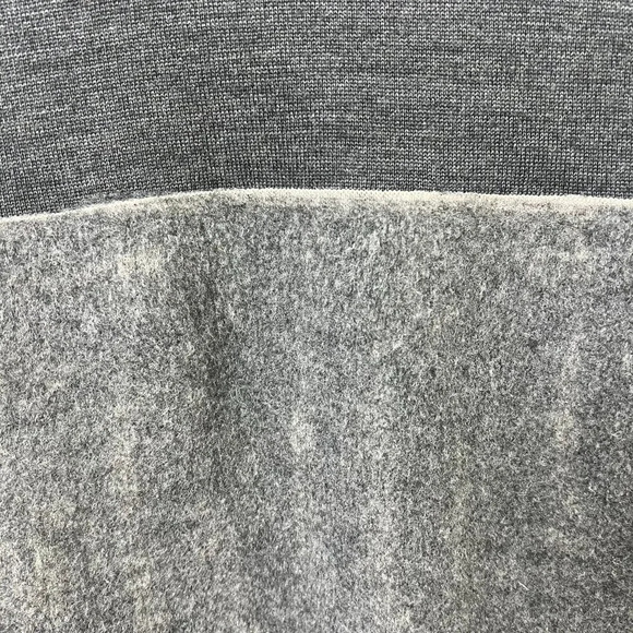 Rag & Bone Sweater Blouse Colorblock Long Sleeve Knitted Gray Cream Size Large - Picture 7 of 10